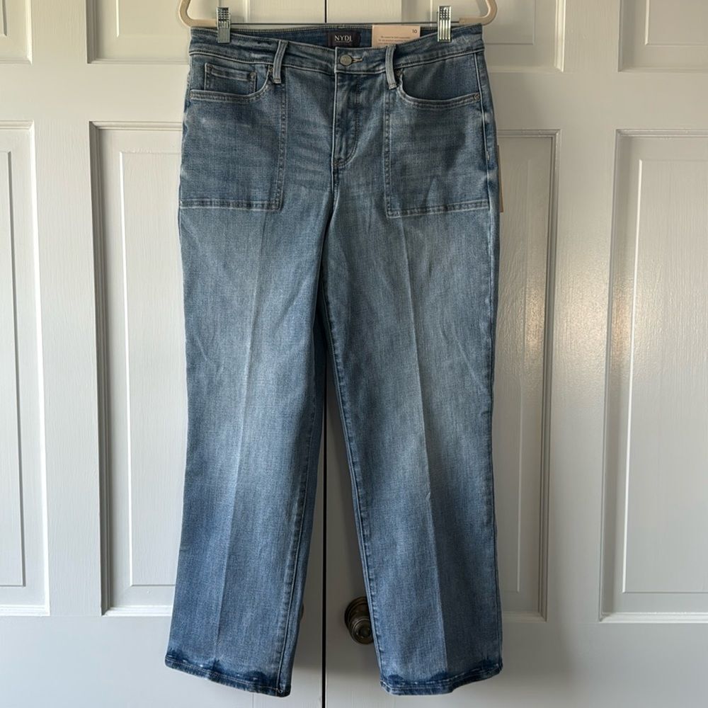NWT NYDJ Piper ankle stonington jean cropped medium wash